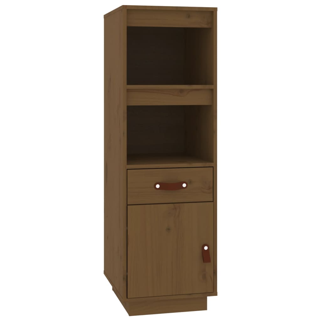 Skap honningbrun 34x40x108,5 cm heltre furu