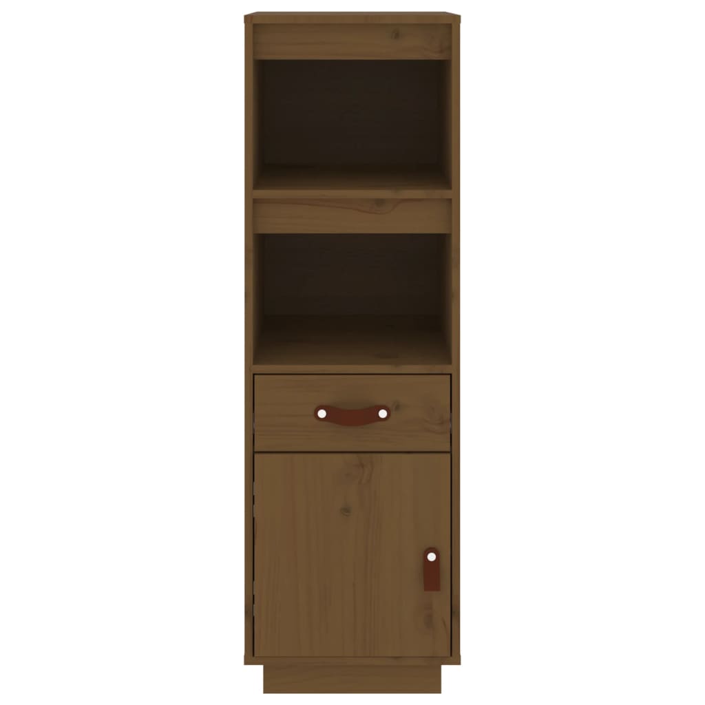 Skap honningbrun 34x40x108,5 cm heltre furu