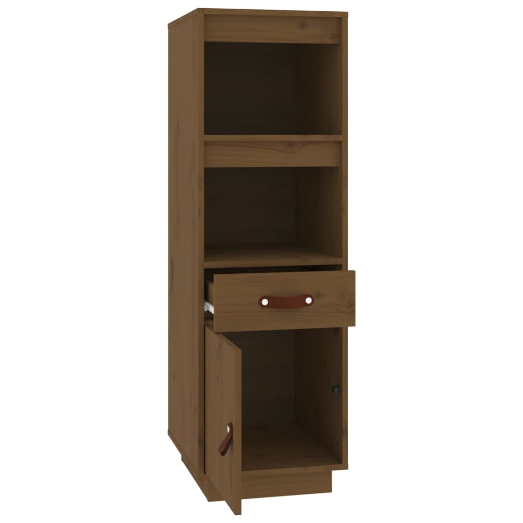 Skap honningbrun 34x40x108,5 cm heltre furu