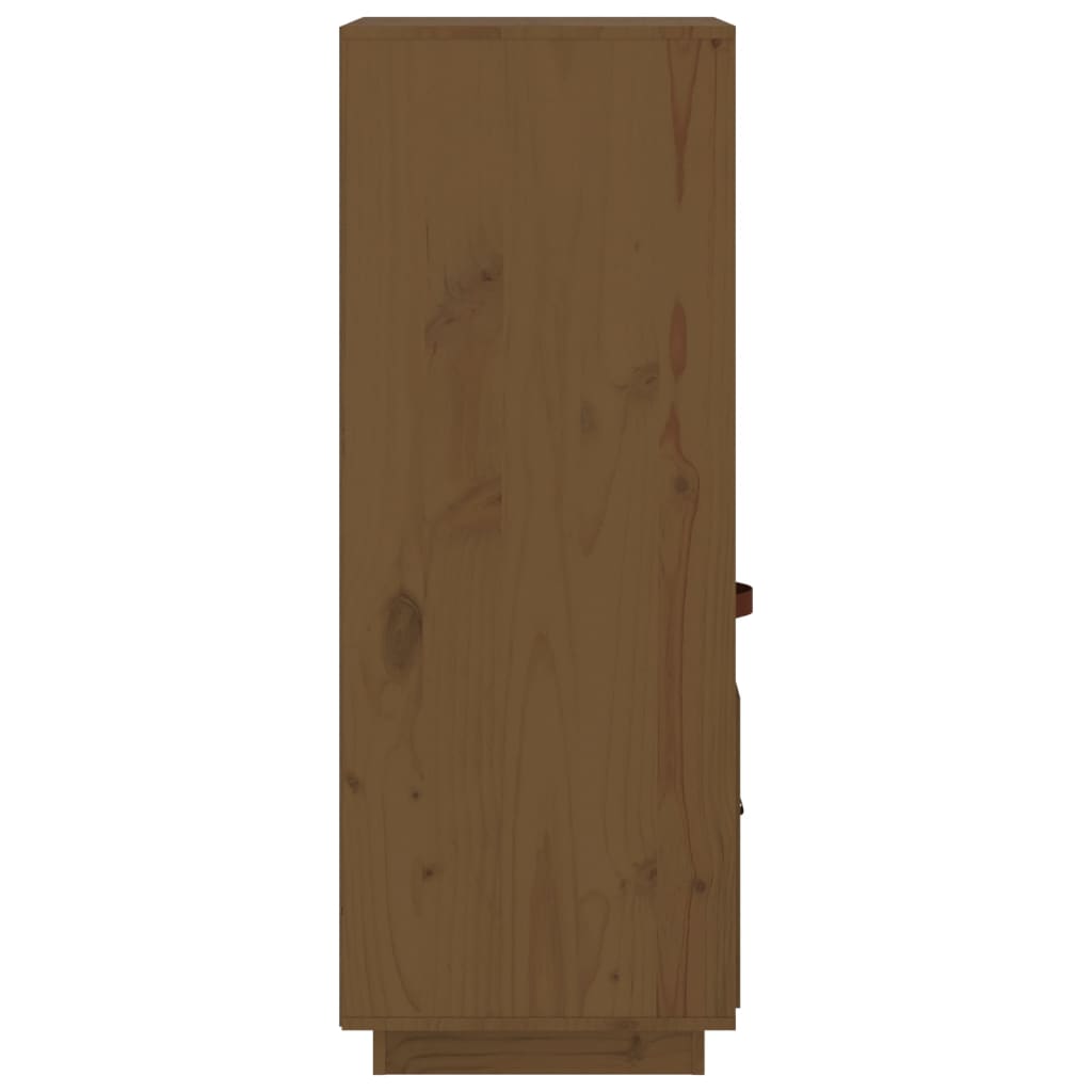 Skap honningbrun 34x40x108,5 cm heltre furu