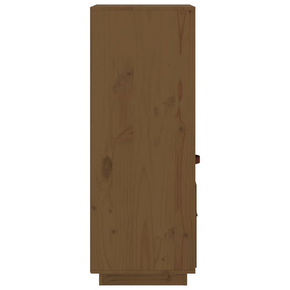 Vitrineskap Tre Honningbrun 34x40x108,5 cm heltre furu