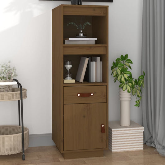 Skap honningbrun 34x40x108,5 cm heltre furu