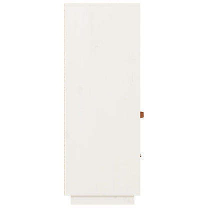 Vitrineskap Hvit 67x40x108,5 cm heltre furu