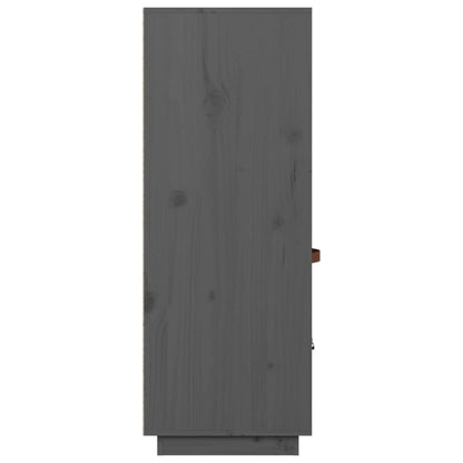 Skap Grå 67x40x108,5 cm heltre furu