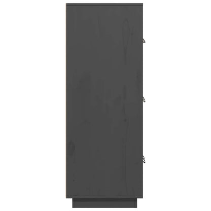 Skap Grå 67x40x108,5 cm heltre furu
