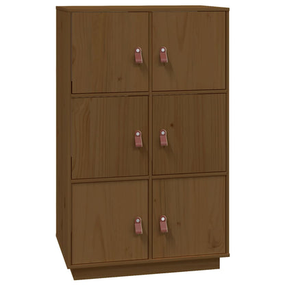Vitrineskap Tre Honningbrun 67x40x108,5 cm heltre furu