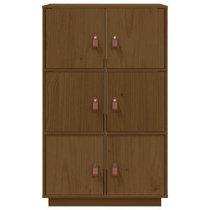 Vitrineskap Tre Honningbrun 67x40x108,5 cm heltre furu