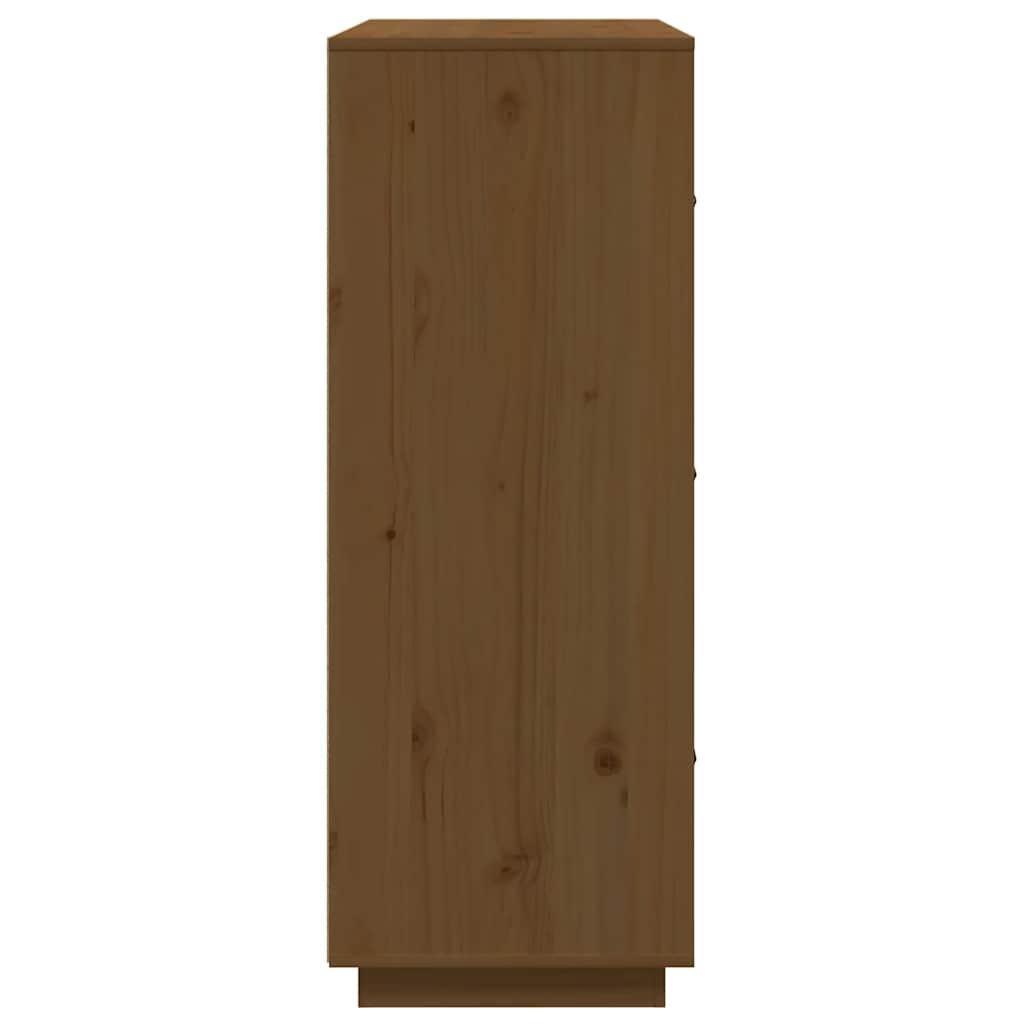 Skap honningbrun 67x40x108,5 cm heltre furu