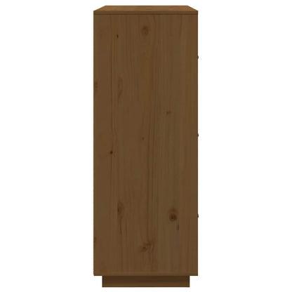 Vitrineskap Tre Honningbrun 67x40x108,5 cm heltre furu