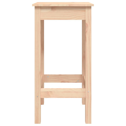 Barstoler 2 stk 40x40x78 cm heltre furu