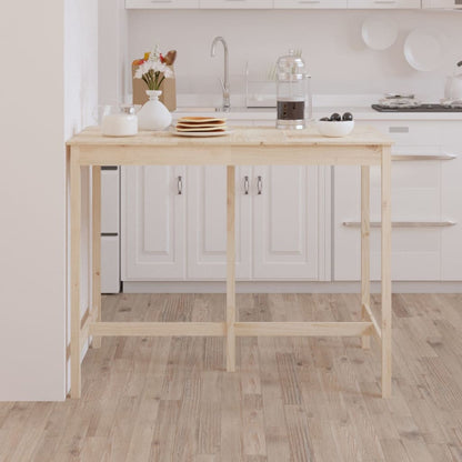 Barbord 140x80x110 cm heltre furu