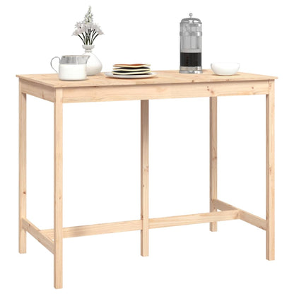 Barbord 140x80x110 cm heltre furu
