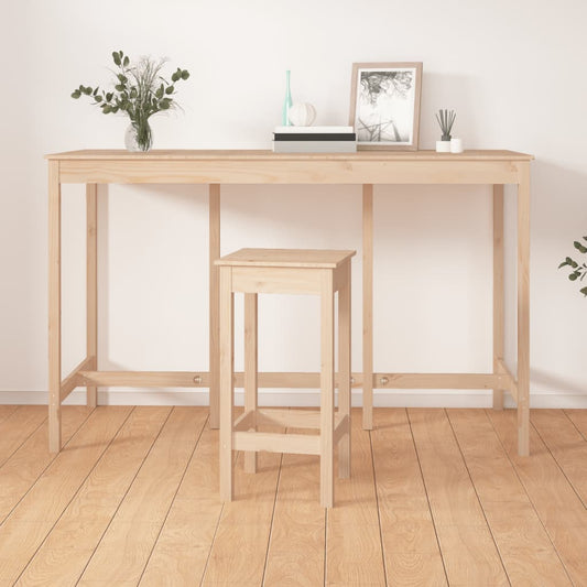 Barbord 180x80x110 cm heltre furu