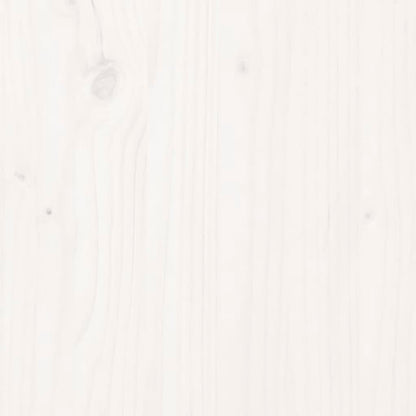 Barbord hvit 180x80x110 cm heltre furu