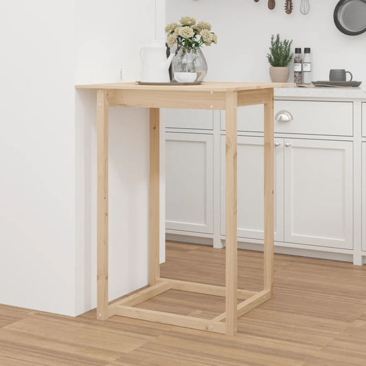 Barbord 80x80x110 cm heltre furu