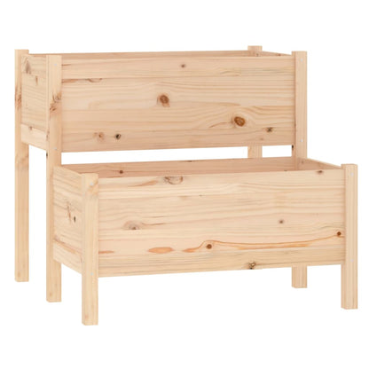 Plantekasse 84,5x84x75 cm heltre furu