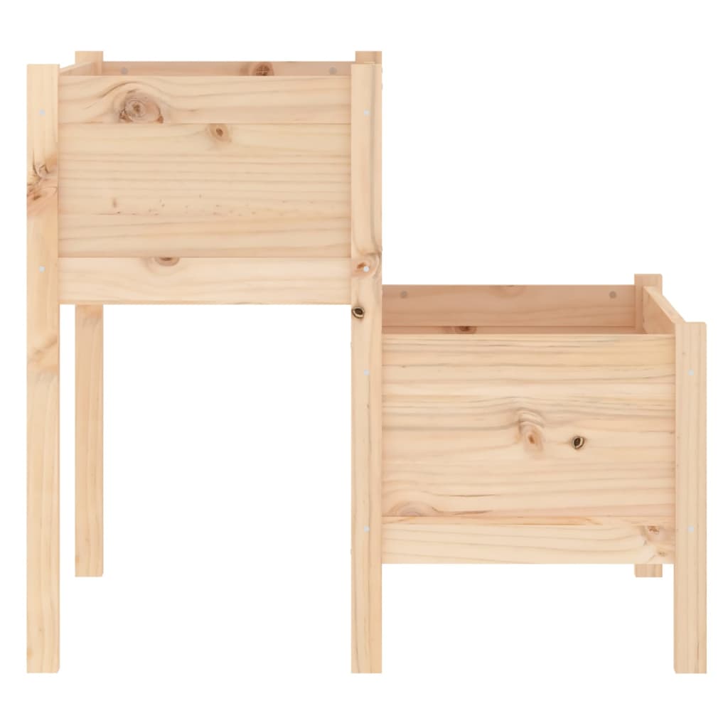 Plantekasse 84,5x84x75 cm heltre furu