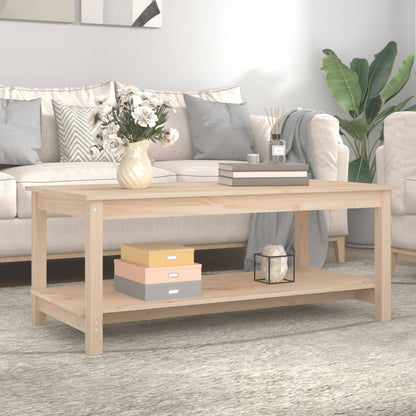 Salongbord Sofabord Tre heltre furu 110x55x45 cm