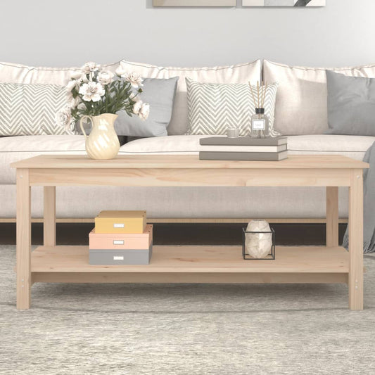 Salongbord Sofabord Tre heltre furu 110x55x45 cm