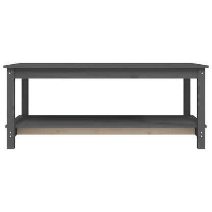 Salongbord Sofabord Grå 110x55x45 cm heltre furu