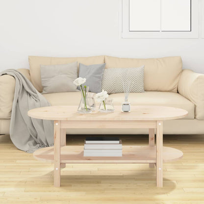 Salongbord Sofabord Tre heltre furu 110x55x45 cm