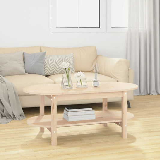 Salongbord Sofabord Tre heltre furu 110x55x45 cm
