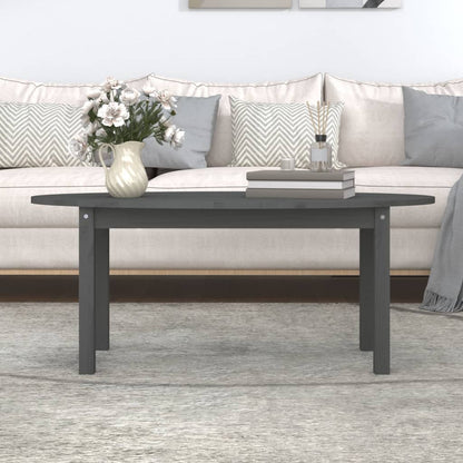Salongbord Sofabord Grå 110x55x45 cm heltre furu