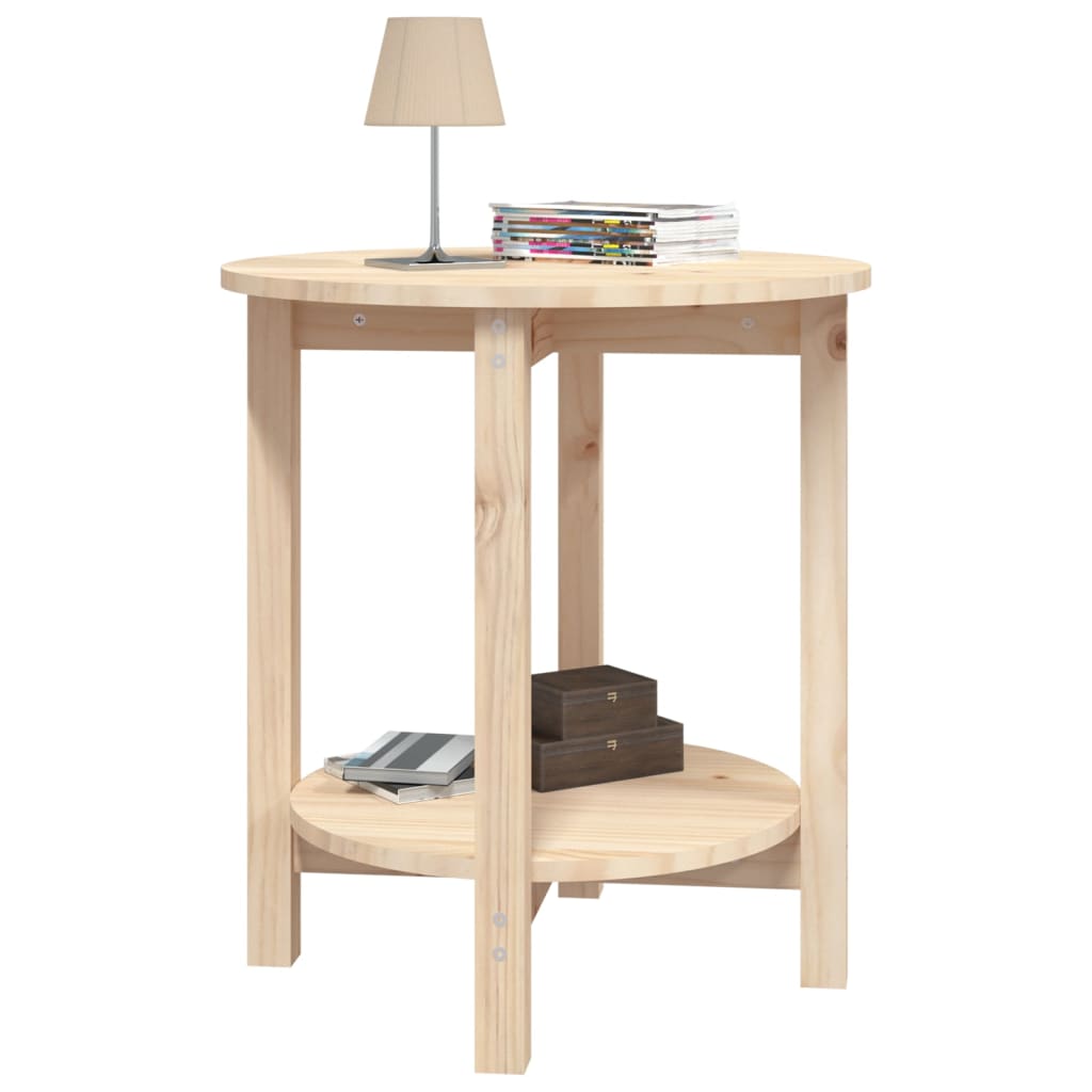 Salongbord Sofabord Tre heltre furu Ø 55x60 cm