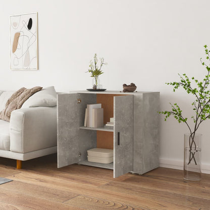 Skap Betonggrå 80x33x70 cm