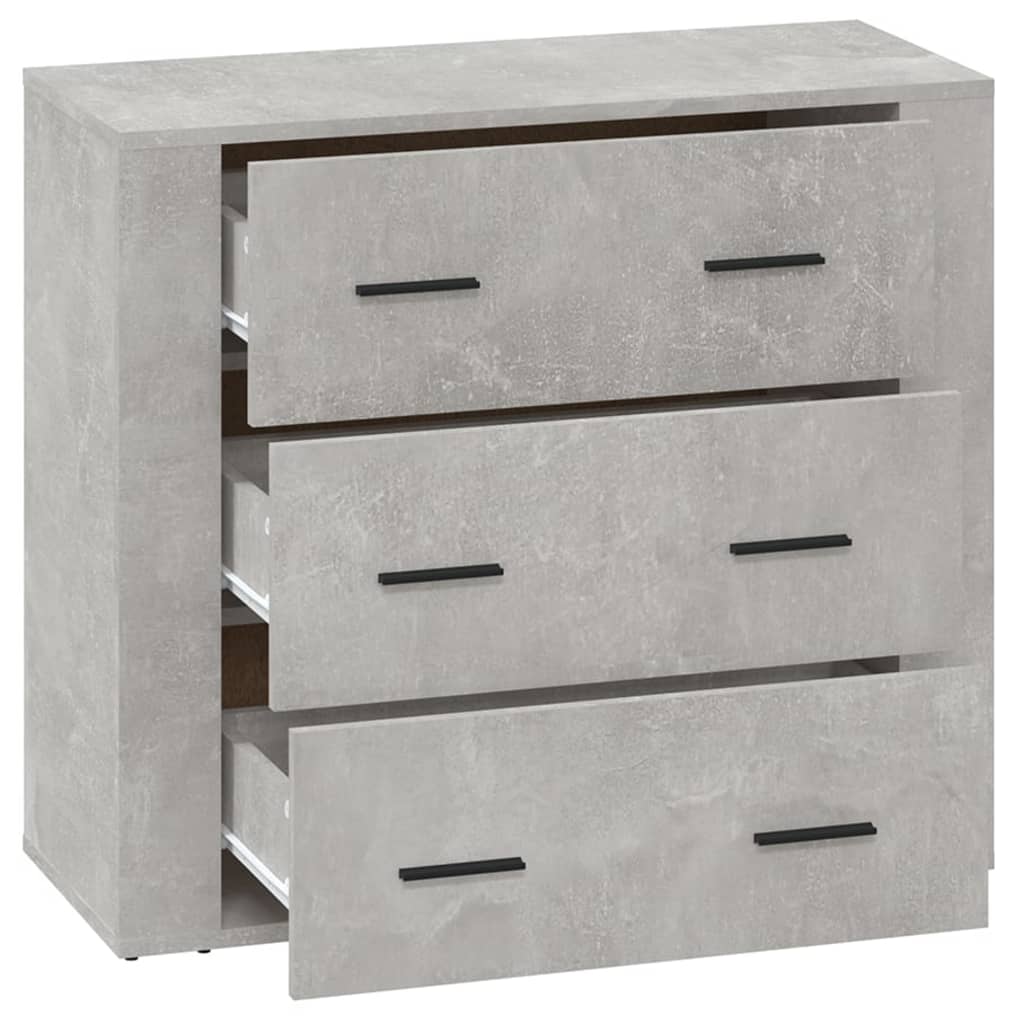Skap Betonggrå 80x33x70 cm