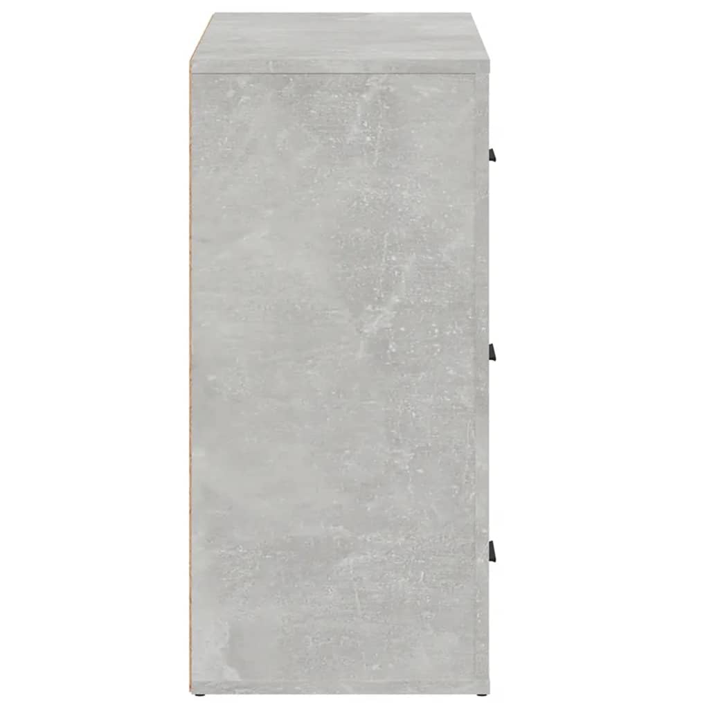 Skap Betonggrå 80x33x70 cm
