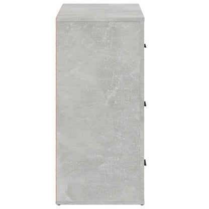 Skap Betonggrå 80x33x70 cm