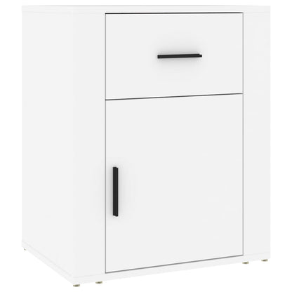 Nattbord Sengbord Hvit 50x36x60 cm