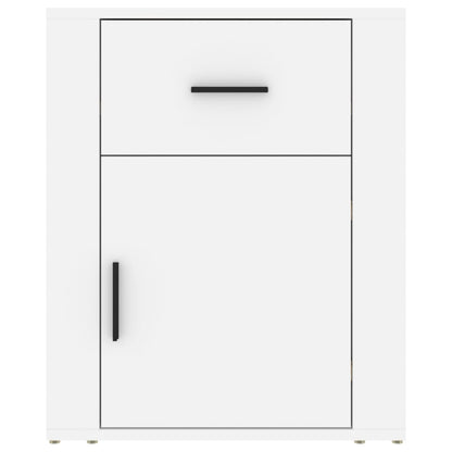 Nattbord Sengbord Hvit 50x36x60 cm