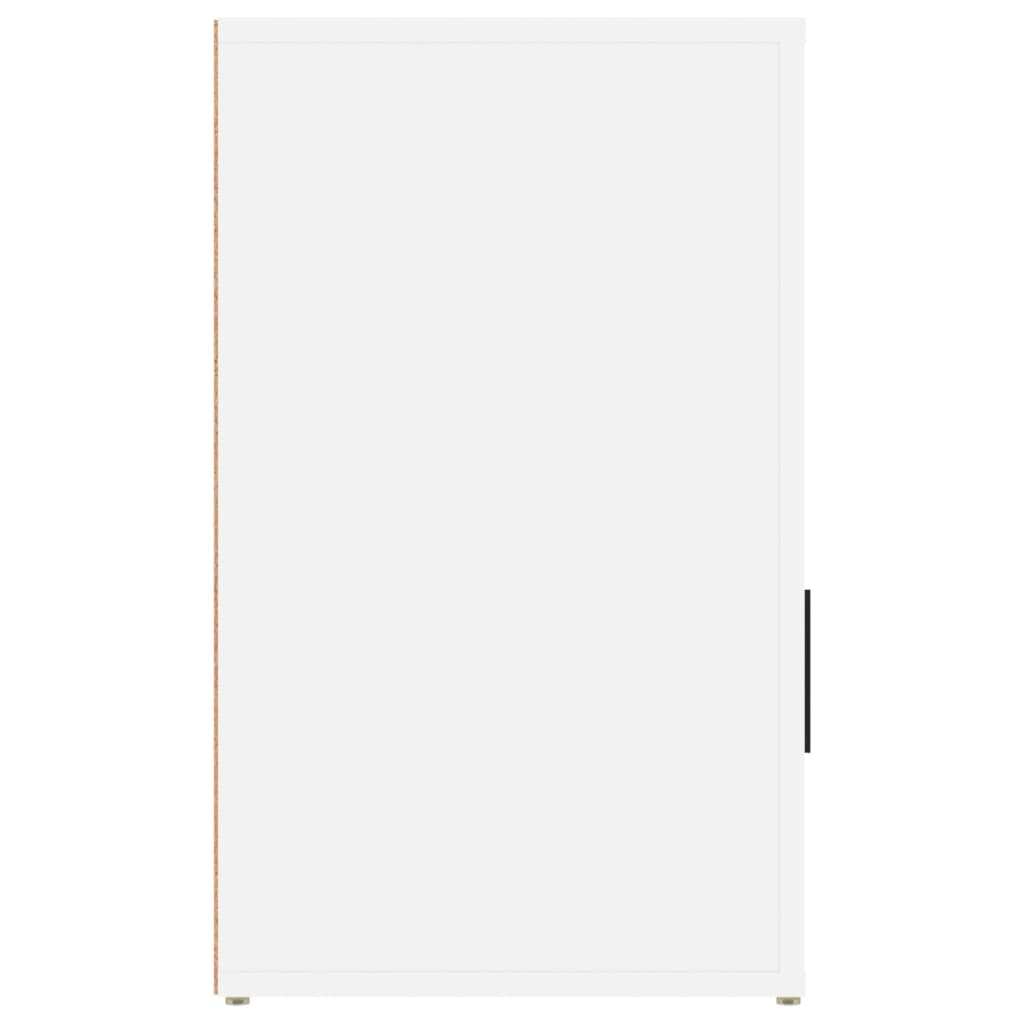 Nattbord Sengbord Hvit 50x36x60 cm
