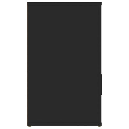 Nattbord Sengbord Svart 50x36x60 cm