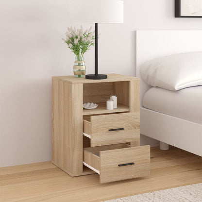 Nattbord Sengbord Sonoma Eik 50x36x60 cm