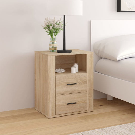 Nattbord Sengbord Sonoma Eik 50x36x60 cm