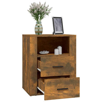 Nattbord Sengbord Røkt Eik 50x36x60 cm