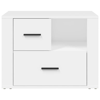 Nattbord Sengbord Hvit 60x36x45 cm