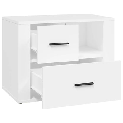 Nattbord Sengbord Hvit 60x36x45 cm
