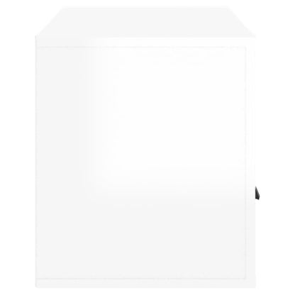 TV-Møbel Høyglans Hvit TV-benk 100x35x40 cm