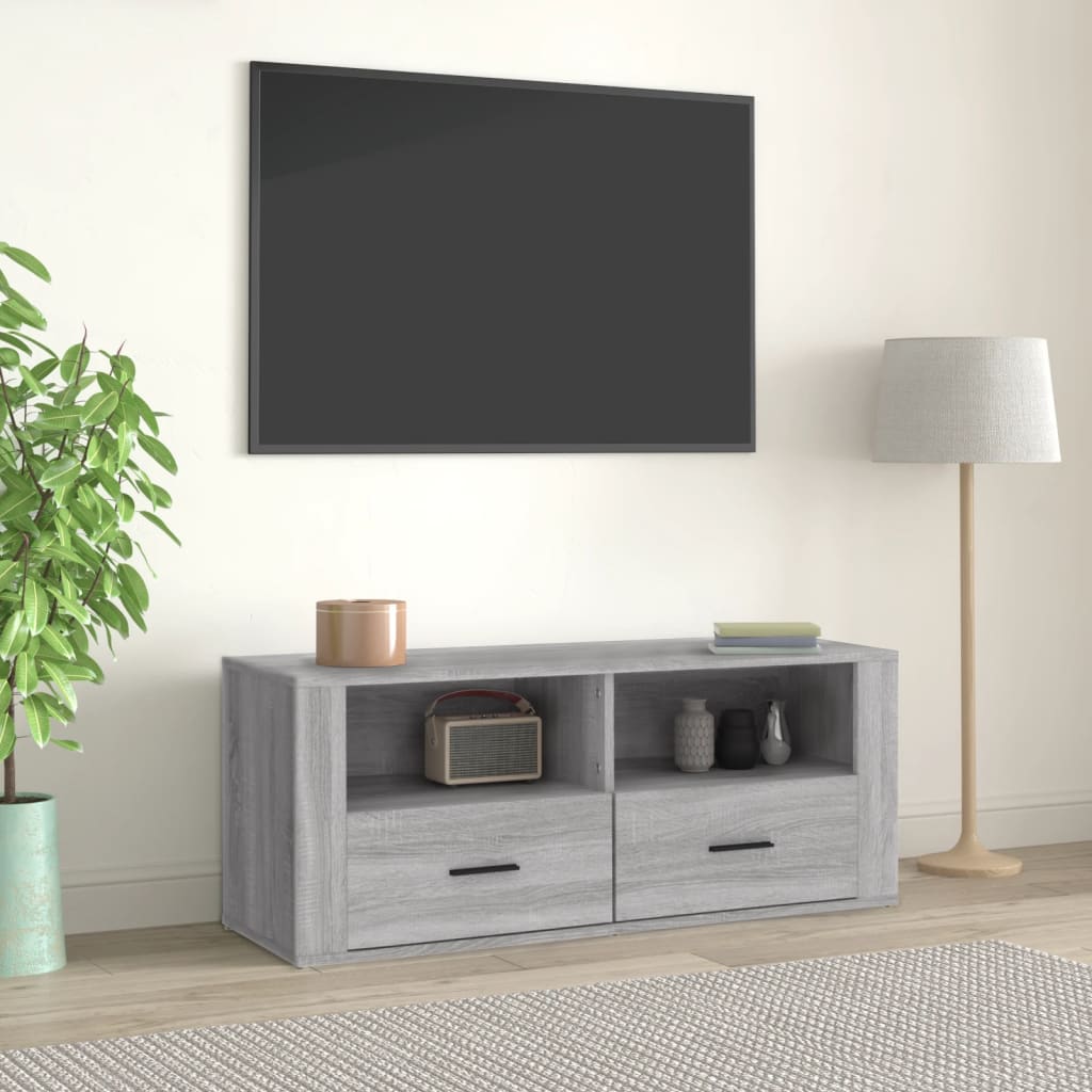 TV-Møbel Sonoma Grå TV-benk 100x35x40 cm