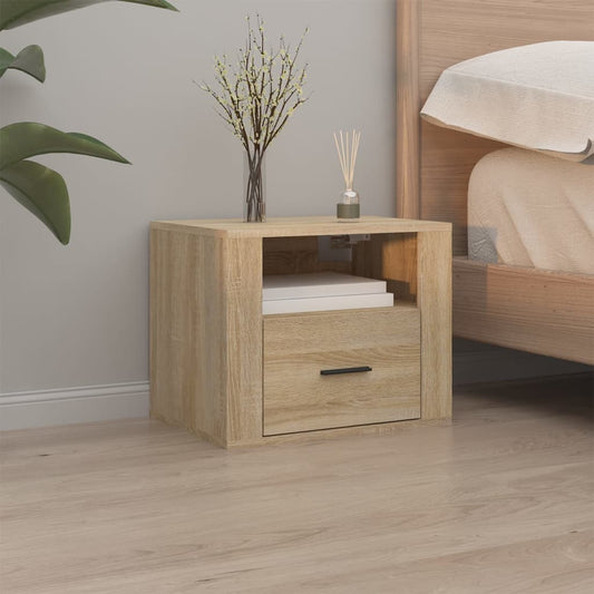 Nattbord Sengbord Sonoma Eik 50x36x40 cm
