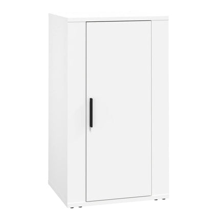 Skjenk hvit 40x33x70 cm konstruert tre