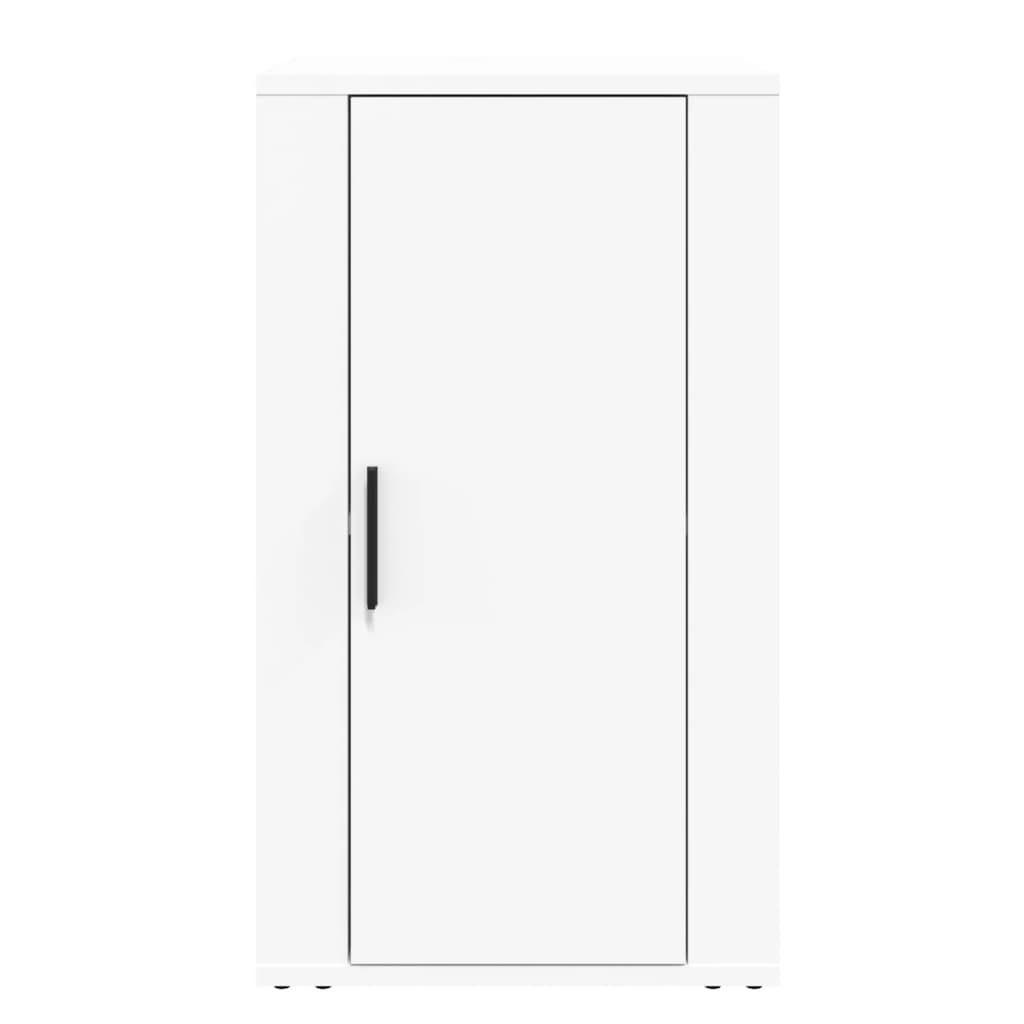 Skjenk hvit 40x33x70 cm konstruert tre