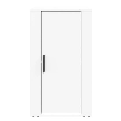 Skjenk hvit 40x33x70 cm konstruert tre