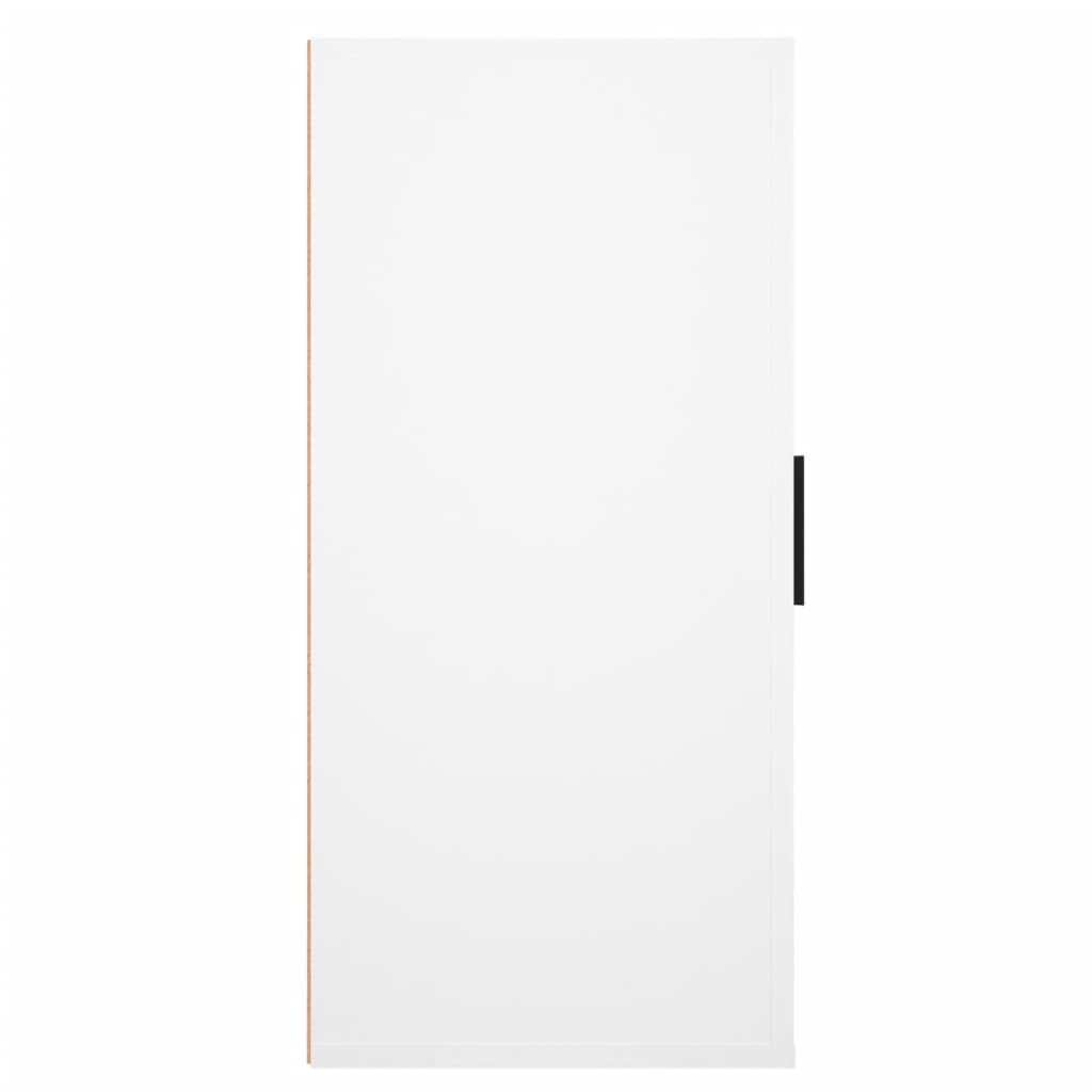 Skjenk hvit 40x33x70 cm konstruert tre