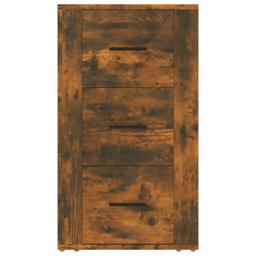 Skjenk røkt eik 40x33x70 cm konstruert tre