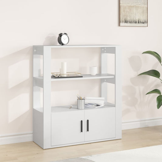 Skjenk Hvit 80x30x90 cm